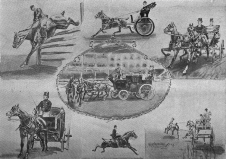 carriages in 19th century Milan