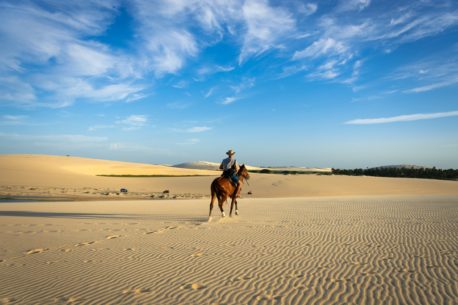 A cavallo nel Deserto