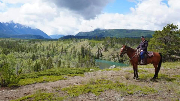 A cavallo in British Columbia