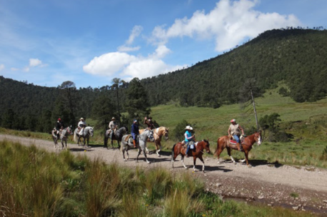 trekking a cavallo Messico