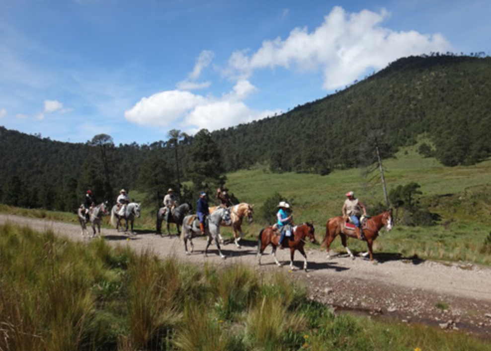 trekking a cavallo Messico