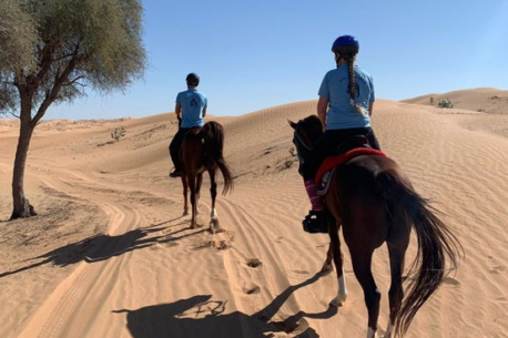 A cavallo a Dubai